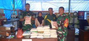 Koramil 0815/06 Kemlagi Berbagi Berkah, Salurkan Zakat Fitrah bagi Warga Sekitar