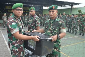 Dandim 0815/Mojokerto Pimpin Pemberangkatan Cuti Lebaran, Tekankan Keselamatan dan Disiplin Personel