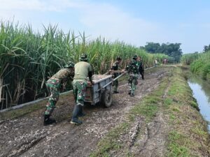 Hari Keempat Pengerjaan, Jembatan Perintis Garuda di Mojokerto Tunjukkan Progres Positif