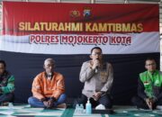 Silaturahmi Sabuk Kamtibmas Kembali Digelar, Polres Mojokerto Kota Sosialisasikan 110