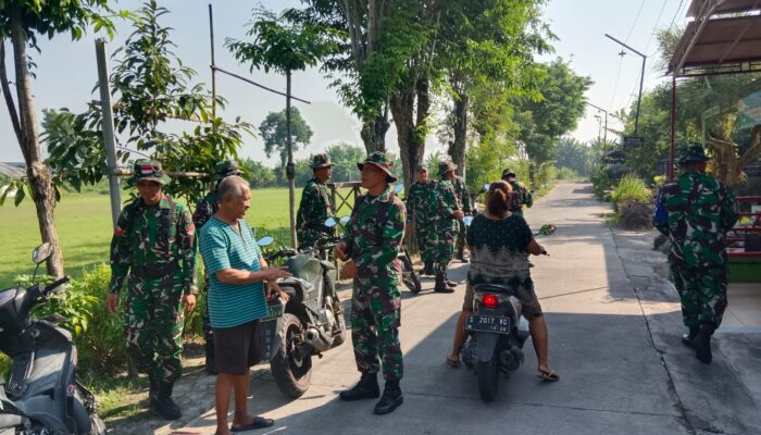 Aplikasi Lapangan Proglatsi Sistem Blok, Kodim 0815/Mojokerto Asah Kemampuan Prajurit dalam Penanganan Konflik Sosial