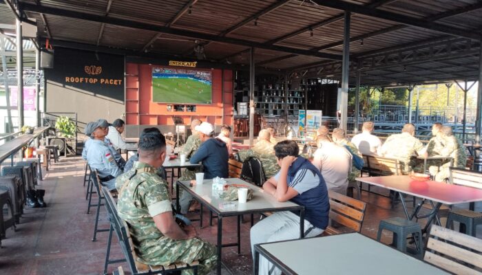 Empat Koramil di Wilayah Kodim 0815/Mojokerto Gelar Nobar Piala Dunia 2026, Perkuat Kebersamaan TNI-Polri dan Masyarakat