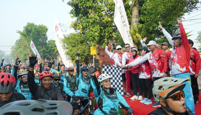 Ratusan Goweser dari Berbagai Daerah Meriahkan Reses Fun Adventure Bike Hari Jadi ke-108 Kota Mojokerto