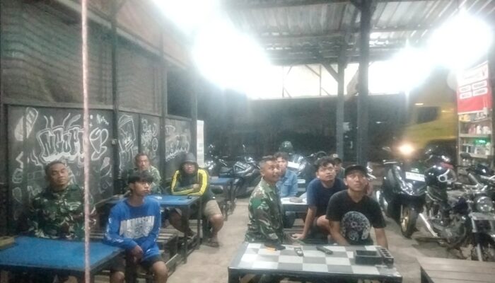 Prancis Menang 2-0, Nobar Kodim 0815/Mojokerto Hidupkan Kebersamaan dan UMKM