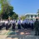 Bangun Kedisiplinan Sejak Dini, Koramil 0815/13 Dampingi MPLS SMAN 1 Kutorejo