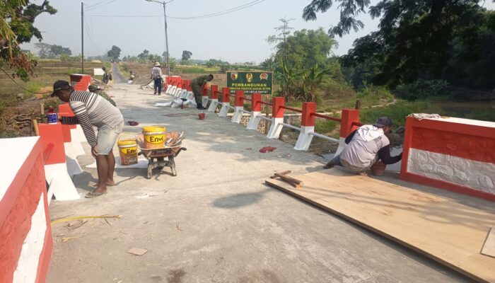 Progres Dikebut, Pembangunan 7 Jembatan Perintis Garuda Kodim 0815/Mojokerto Masuki Tahap Akhir