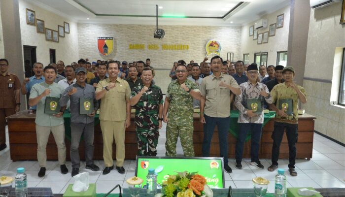 Binkom Sintelad di Kodim 0815/ Mojokerto, Sinergi Lintas Elemen Diperkuat untuk Cegah Konflik Sosial