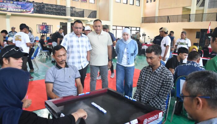 Open Tournament Domino ORADO Piala Panglima TNI Semarakkan HUT ke-81 TNI di Mojokerto