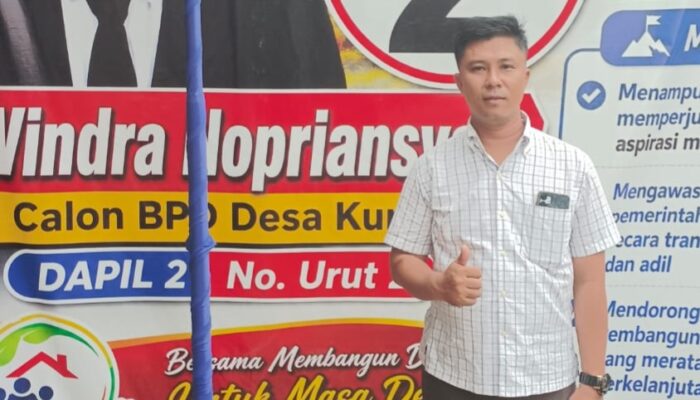 Pemilihan BPD Desa Kurup Berlangsung Tertib,No Urut 2 Windra Nopriansyah Unggul Di Dapil 2