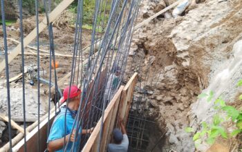 Pembangunan Jembatan Beton Garuda Tahap VII di Kembangringgit Terus Dikebut