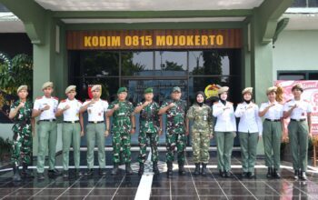 Kadet Unhan RI Sambangi Makodim 0815/Mojokerto, Perluas Wawasan Tugas Teritorial TNI AD