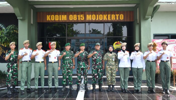Kadet Unhan RI Sambangi Makodim 0815/Mojokerto, Perluas Wawasan Tugas Teritorial TNI AD