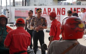 Polri Hadir untuk Masyarakat, Kapolres Mojokerto Kota Cek di Sejumlah SPBU