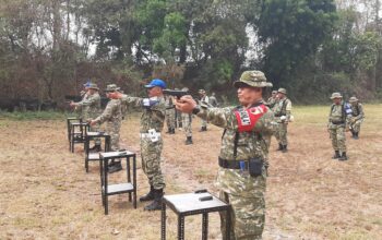 Tingkatkan Profesionalisme Prajurit, Kodim 0815/Mojokerto Gelar Latihan Menembak Pistol Semester II TA 2026