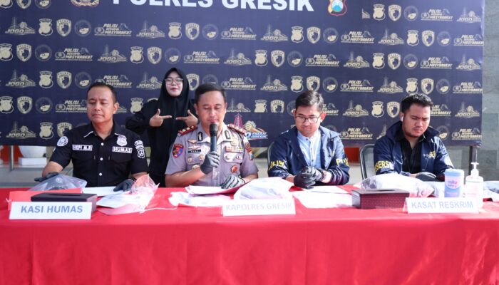 Polres Gresik Amankan 11 Tersangka Curanmor, Empat Motor Dikembalikan ke Korban