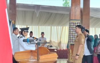 Qori Setyadarma Resmi Dilantik Sebagai Kepala Dusun Nono, Desa Kemiri, Pacet