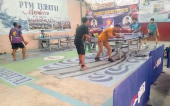 Wakil Bupati Mojokerto Buka Turnamen Tenis Meja Ganda Divisi 14 ANDIK CUP 1 Tahun 2026
