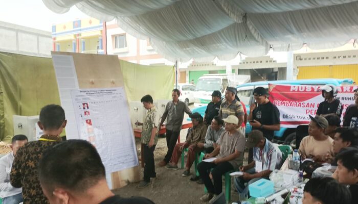 Pemilihan BPD Desa Tanjung Baru Berlangsung Tertib,No Urut 1 Dengan No.Urut 4 Unggul Di Dapil 3